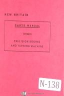 New Britian-New Britain 62, Automatic Bar Machine, Operations and Maintenance Manual 1961-62-06